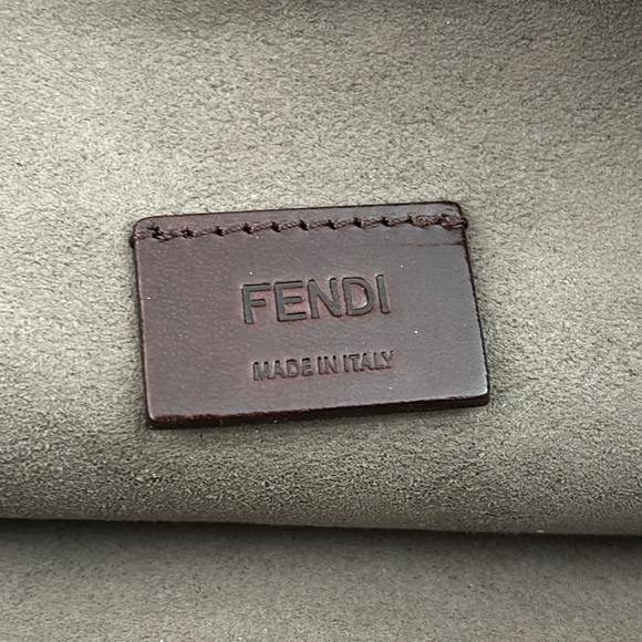 Fendi green telephone graphic oversized clutch - Picture 10 of 11